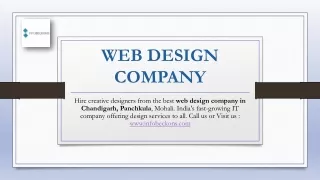 Web Design Company In Chandigarh, Panchkula, Mohali