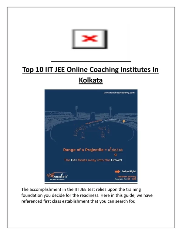 PPT - Top 10 IIT JEE Online Coaching Institutes In Kolkata PowerPoint ...