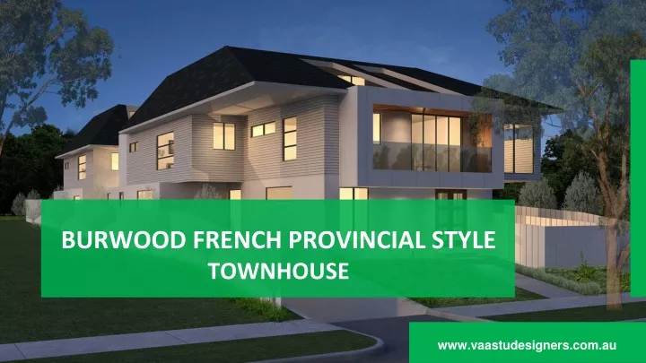 burwood french provincial style townhouse