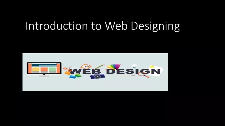 introduction to web designing