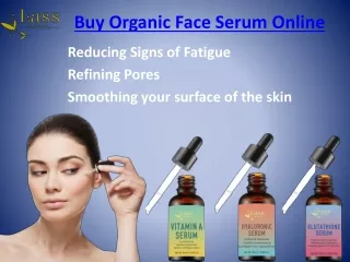 Buy Organic Face Serum Online