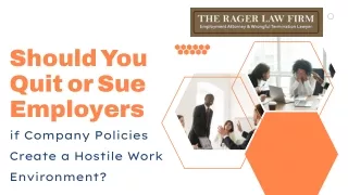 Can I sue for hostile work environment?