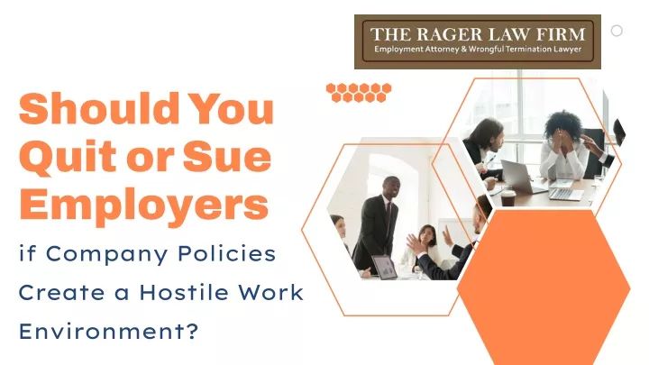 should you quit or sue employers