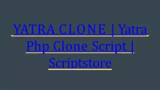 yatra clone yatra php clone script scriptstore
