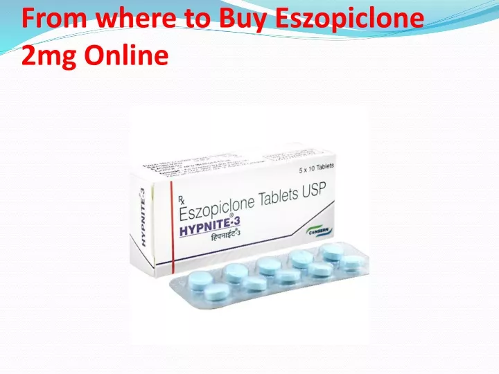 from where to buy eszopiclone 2mg online
