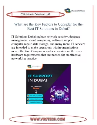 it solution in dubai and uae