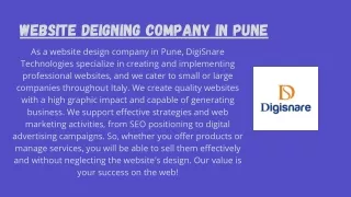 Website deigning company in pune