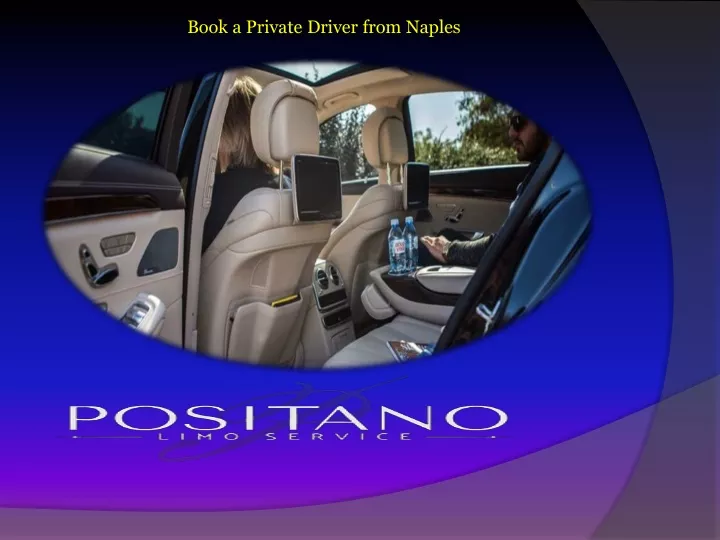 book a private driver from naples