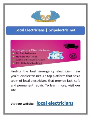 Local Electricians | Gripelectric.net