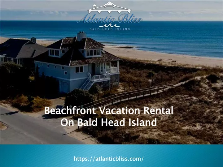 beachfront vacation rental on bald head island