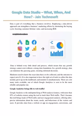 data is part of everything that a business