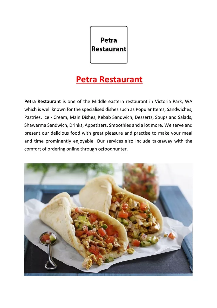 petra restaurant