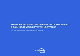 Virtual Conference Platform – LOGYTalks