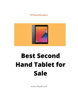 Best Second Hand Used Tablet for Sale