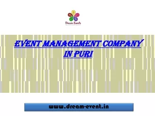 event management company in Puri