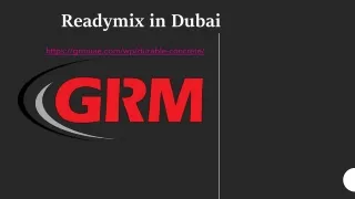 readymix in dubai