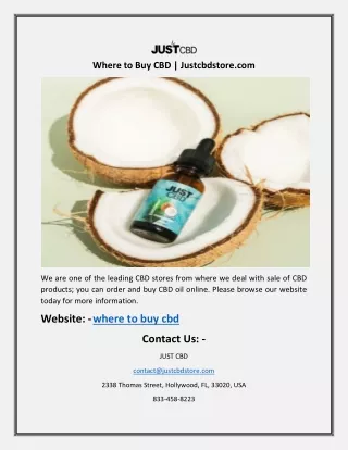 where to buy cbd justcbdstore com