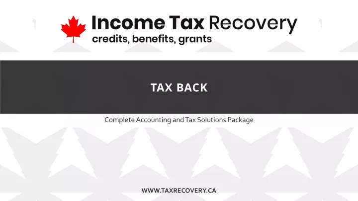 tax back