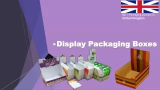 Get Best Quality Display Packaging Boxes at Best Wholesale Price
