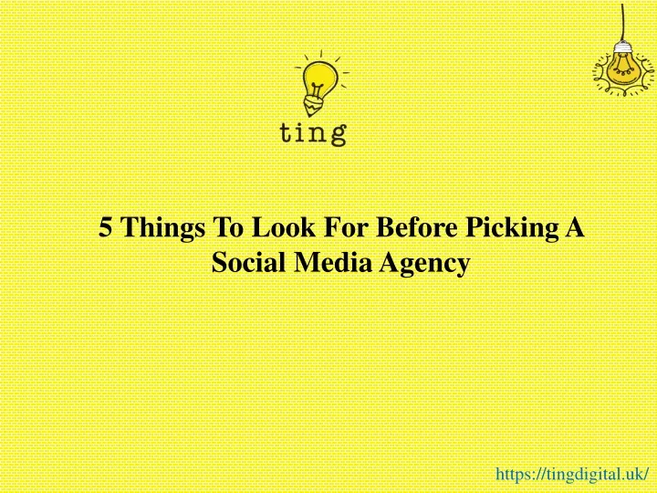 5 things to look for before picking a social