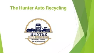 the hunter auto recycling