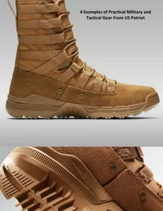 4 Examples of Practical Military and Tactical Gear From US Patriot
