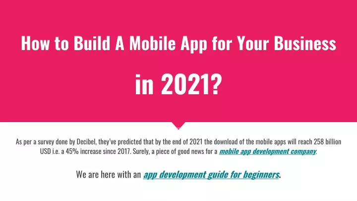 how to build a mobile app for your business in 2021