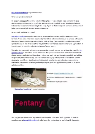Buy opioid medicine^- opioid medicine *