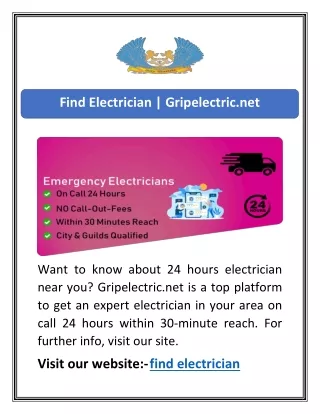 Find Electrician | Gripelectric.net