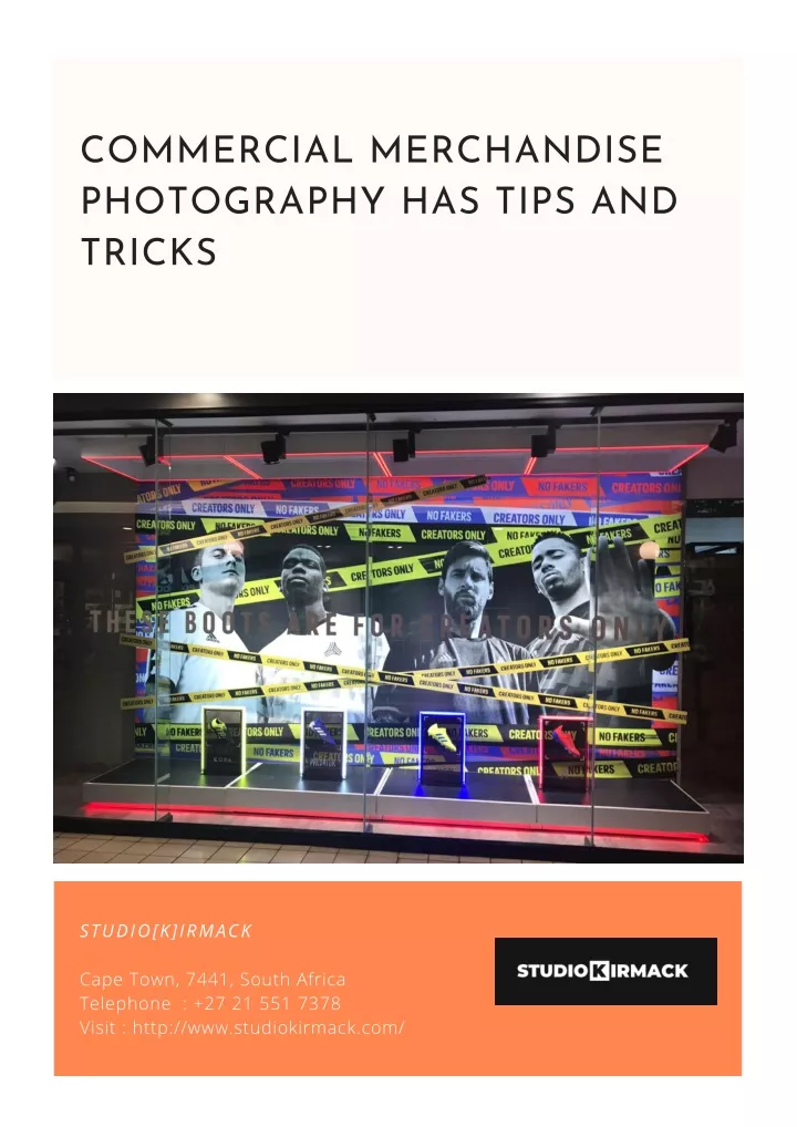commercial merchandise photography has tips