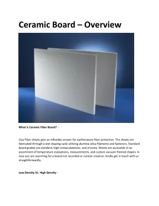 Ceramic Board-converted