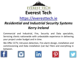 Home Security Camera Installation in Kerry