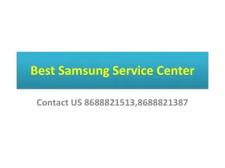 best samsung service center