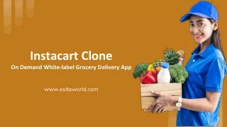 instacart clone on demand white label grocery