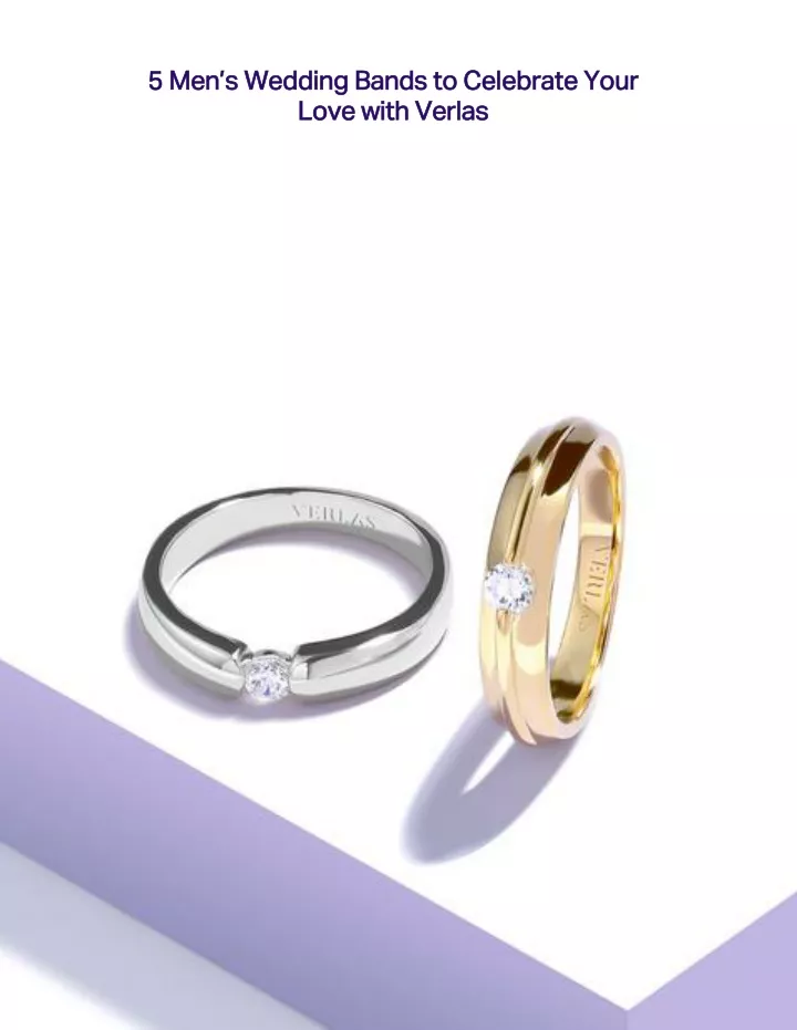 5 men s wedding bands to celebrate your