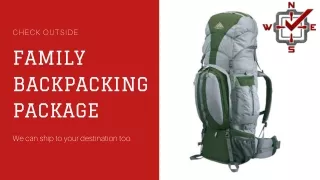 Family Backpacking Package