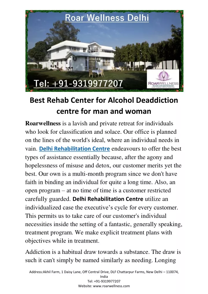 best rehab center for alcohol deaddiction centre