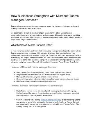 Deploy Configurable Service Management with Microsoft Teams