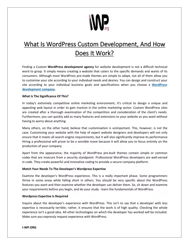 what what is is wordpress wordpress custom