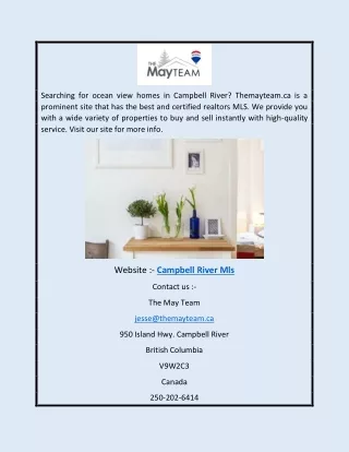 Campbell River Mls | Themayteam.ca