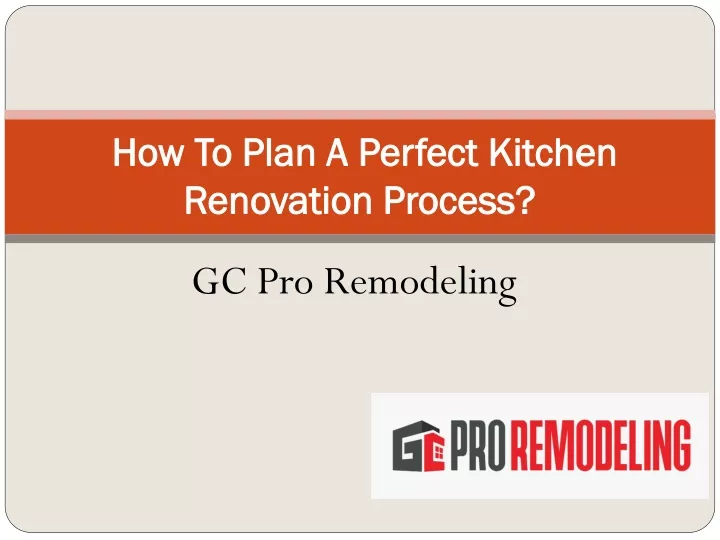 how to plan a perfect kitchen renovation process