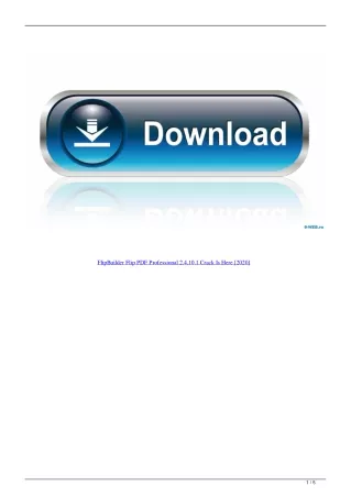 FlipBuilder Flip PDF Professional 2.4.10.1 Crack Is Here [2020]