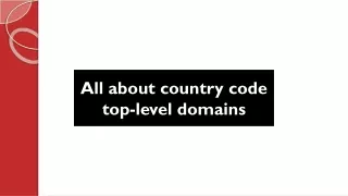 all about country code top level domains