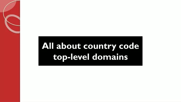 all about country code top level domains