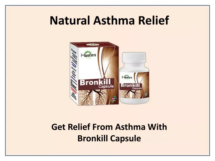 natural asthma relief
