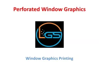 perforated window graphics