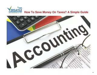 How To Save Money On Taxes A Simple Guide