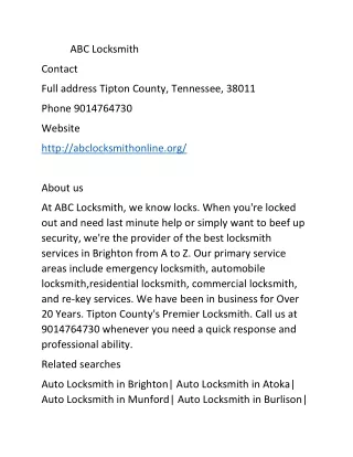 abc locksmith