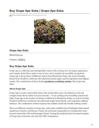 buy grape ape soba grape ape soba