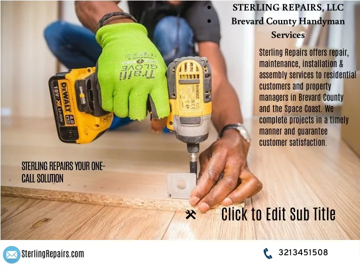 sterling repairs llc brevard county handyman